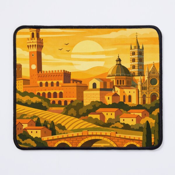 Item preview, Siena Italy Vintage Travel Art designed and sold by MatthewHeights.