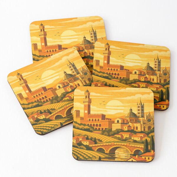 Item preview, Siena Italy Vintage Travel Art designed and sold by MatthewHeights.
