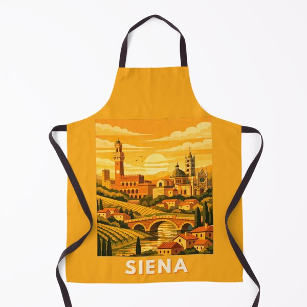 Item preview, Siena Italy Vintage Travel Art designed and sold by MatthewHeights.