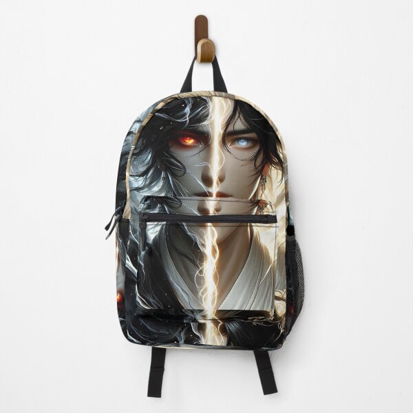 Item preview, The Divide Within: Duality of Light and Shadow in Dark Fantasy Anime designed and sold by MouradStudio.