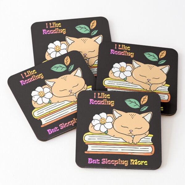 Item preview, I Like Reading But Sleeping More. designed and sold by Dinasshop.