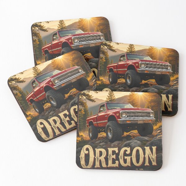 Item preview, Vintage Oregon The State Of OR Travel Poster designed and sold by BorgSpareParts.