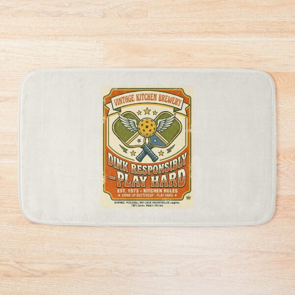 Item preview, Pickleball Dink Responsibly Play Hard Vintage designed and sold by PixelQ.
