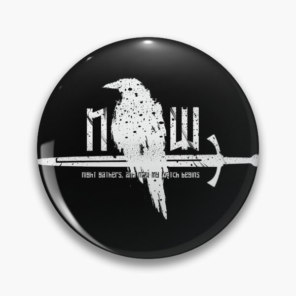 Item preview, A Song of Ice and Fire - Nights Watch Logo designed and sold by WorldsEnder.