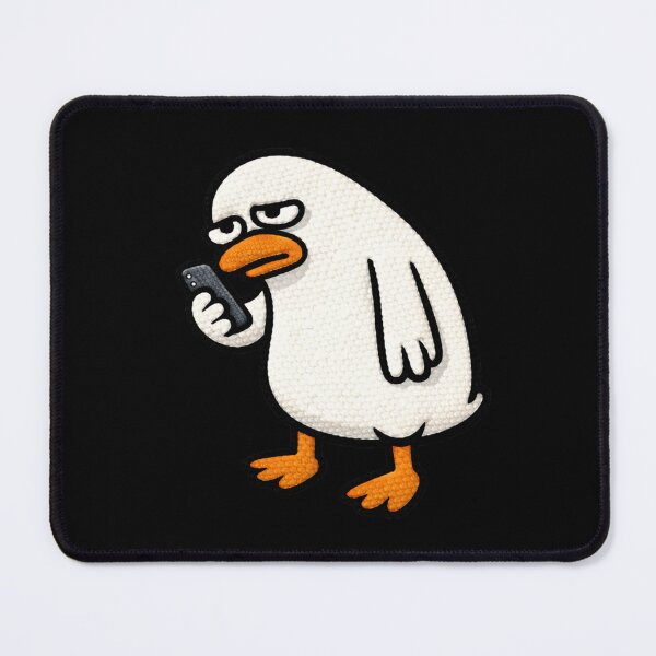 Item preview, Phone Zombie Duck – Cute Chibi Duck Funny Screen Addict Meme Design designed and sold by ColorSplash123.