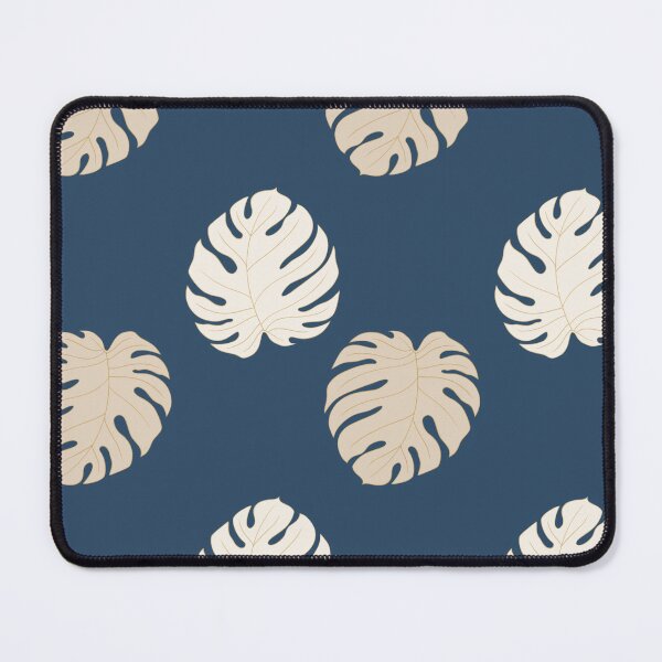 Item preview, Midnight Monstera: Elegant Navy and Cream Tropical Botanical Pattern designed and sold by DapperStudioByL.