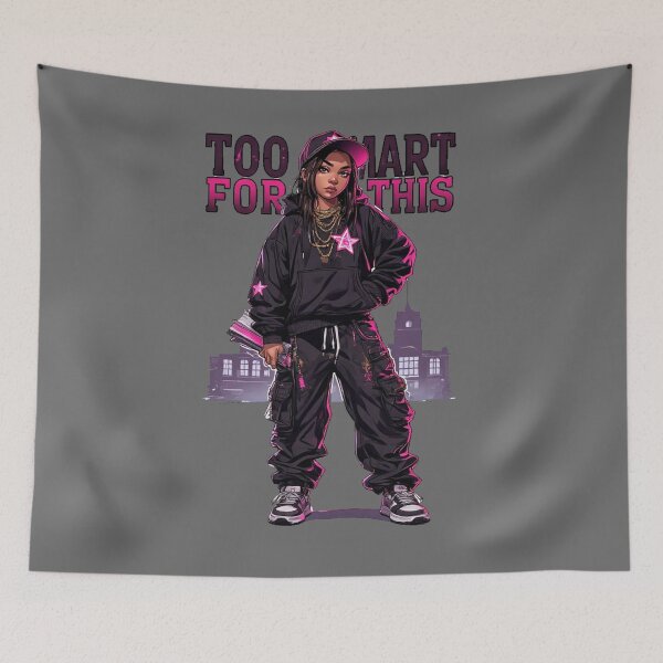 Item preview, SCHOOL OFFLINE |Too Smart For This | Cyber Rebel - Girl No.1 designed and sold by Shift-Bloom.