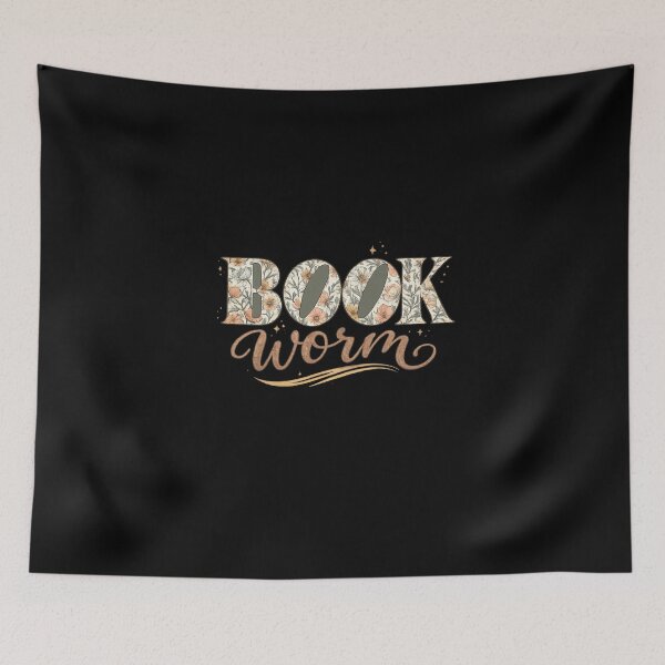 Item preview, Bookworm Floral Shirt – Vintage Aesthetic Book Lover Design, Boho Reader Gift, Botanical Typography T-Shirt designed and sold by Line-Mood1⭐️⭐️⭐️⭐️⭐️.