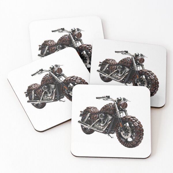 Item preview, Coffee Bean Bike Realistic Motorcycle Food Sculpture Art designed and sold by Marcu Ioachim.