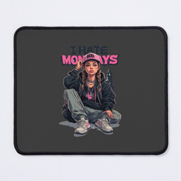 Item preview, SCHOOL OFFLINE |I hate Mondays| Cyber Rebel - Girl No.1 designed and sold by Shift-Bloom.