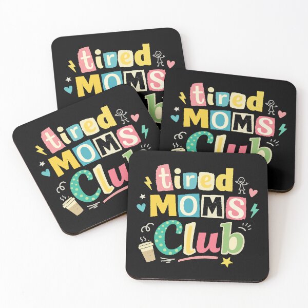 Artikelvorschau, Müde Mamas Club - Kaffee Mama Humor entworfen und verkauft von HandicraftArt.