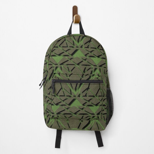Item preview, Earthy Green Geometric Pattern designed and sold by IntelliMindDesigns.