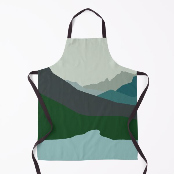 Item preview, Abstract Landscape Art – Minimalist Mountain Scene No 5 designed and sold by Fun Funky Designs.