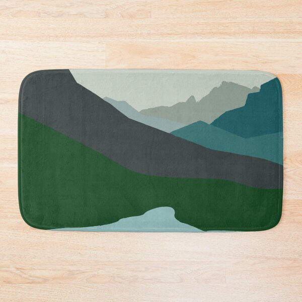 Item preview, Abstract Landscape Art – Minimalist Mountain Scene No 5 designed and sold by Fun Funky Designs.