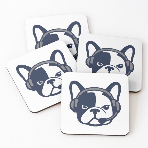 Item preview, Frenchie CEO Headset Icon designed and sold by SnappyPNG.