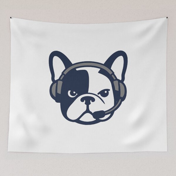 Item preview, Frenchie CEO Headset Icon designed and sold by SnappyPNG.