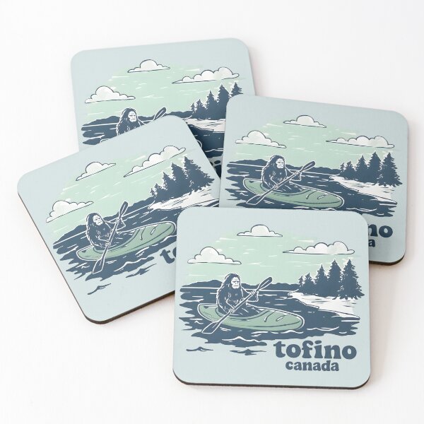 Item preview, Tofino BC Canada Cute Kayaking Landscape designed and sold by HowToCanadian.
