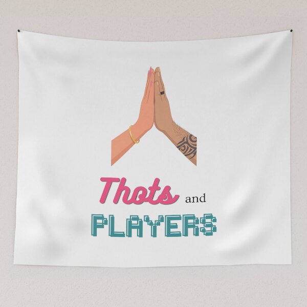Item preview, Thots and Players designed and sold by Keep It DRY Studio.