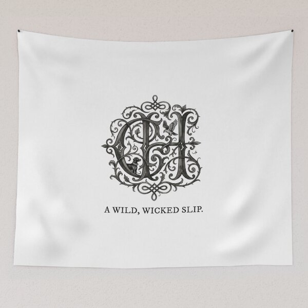 Item preview, CEH A Wild Wicked Slip Catherine Earnshaw Heathcliff Monogram designed and sold by Fenay Designs.