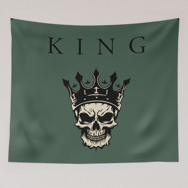 Item preview, King Skull Crown Dark Gothic Art designed and sold by Ekracreatives.