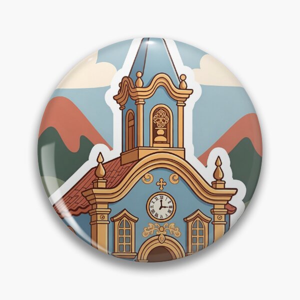 Item preview, Ouro Preto Mineira - Sticker Barroco designed and sold by Nakinart.