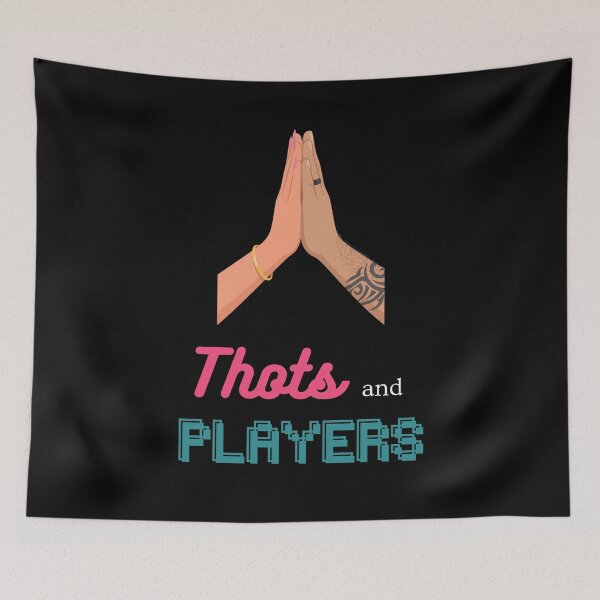 Item preview, Thots and Players designed and sold by Keep It DRY Studio.