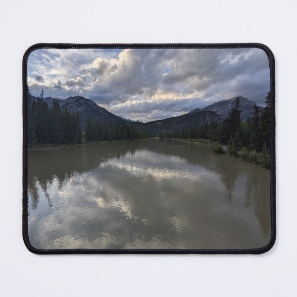 Item preview, Bow River Leading to Cascade and Norquay Mountains designed and sold by merloonePrints.