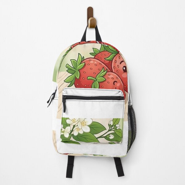 Item preview, Cute Happy Strawberry Family - Kawaii Fruit Illustration designed and sold by Csstoree.
