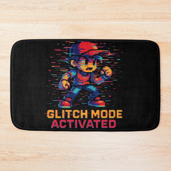 Item preview, Glitch Mode Activated Gamer  designed and sold by echoink-studio.