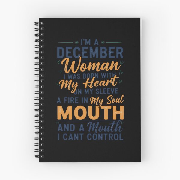 Item preview, December Woman - Born With A Fire In My Soul - Birthday Gift designed and sold by TeeEnigmaa.
