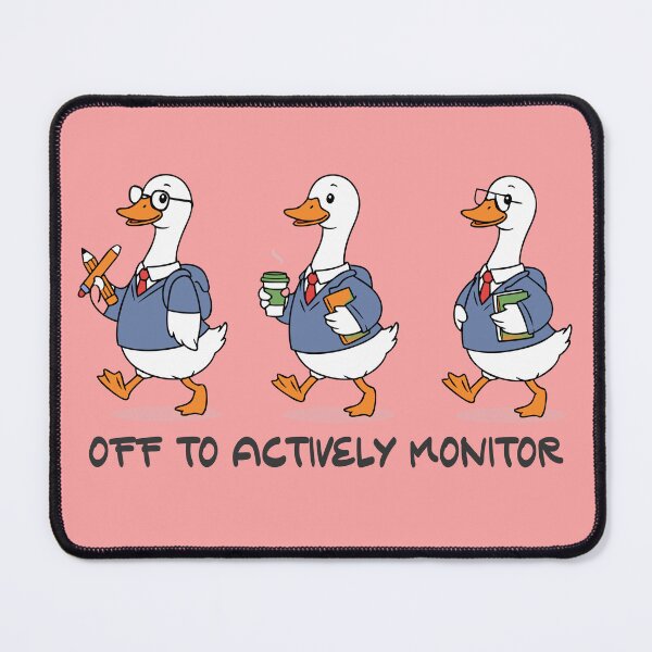 Item preview, Off to Actively Monitor Teacher Testing Day Goose  designed and sold by Colorfulman.