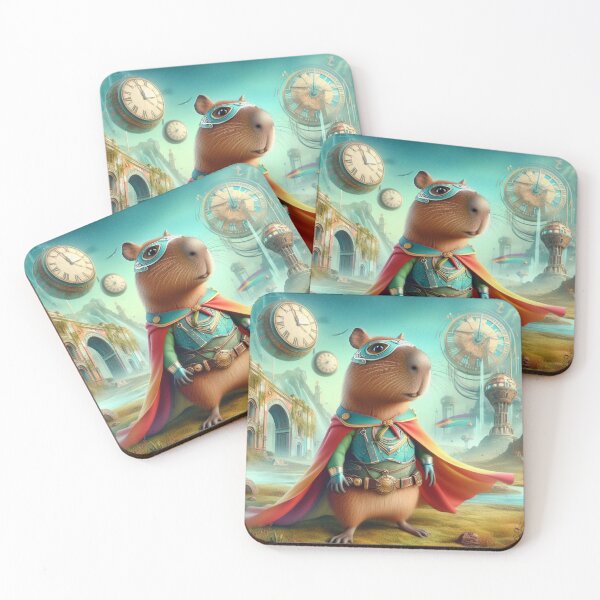 Item preview, Capybara Fantasy Emblem – Regal Adventure designed and sold by Dogandesighn.