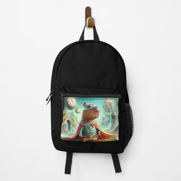Item preview, Capybara Fantasy Emblem – Regal Adventure designed and sold by Dogandesighn.