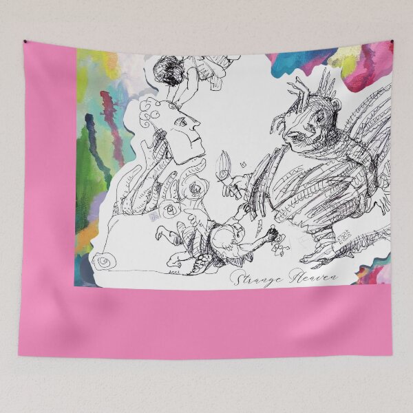 Item preview, Strange Heaven - The Beginning (ink drawing by ACCI) designed and sold by VanyssaGraphics.