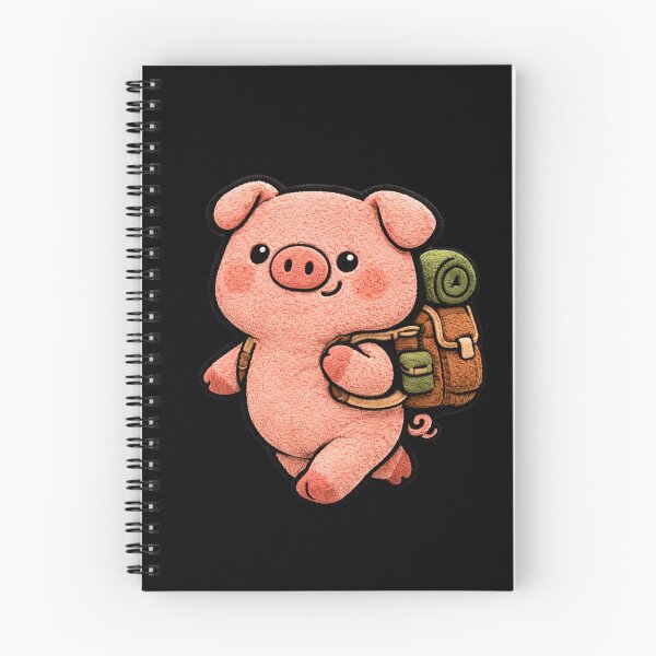 Item preview, Travel Pig – Cute Chibi Pig Backpack Adventure Kawaii Aesthetic Design designed and sold by ColorSplash123.