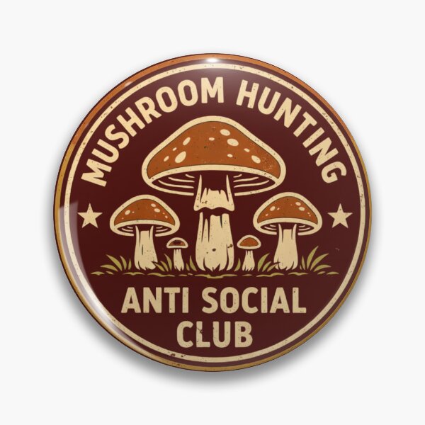 Item preview, Mushrooms Hunting Anti Social Club Funny Mushroom Shirt Not Lost Just Mushroom Hunting  designed and sold by MalwasBasket.