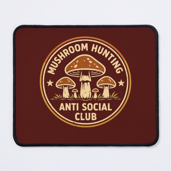 Item preview, Mushrooms Hunting Anti Social Club Funny Mushroom Shirt Not Lost Just Mushroom Hunting  designed and sold by MalwasBasket.