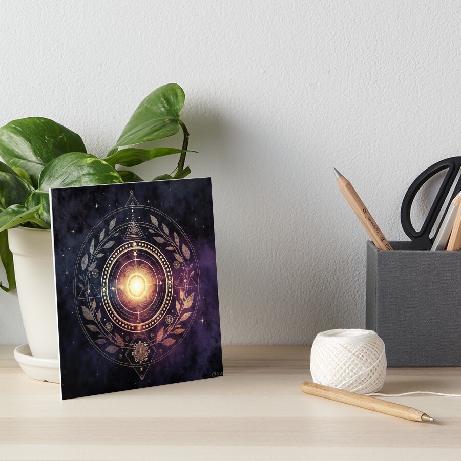Item preview, Art Board Print designed and sold by luminco.
