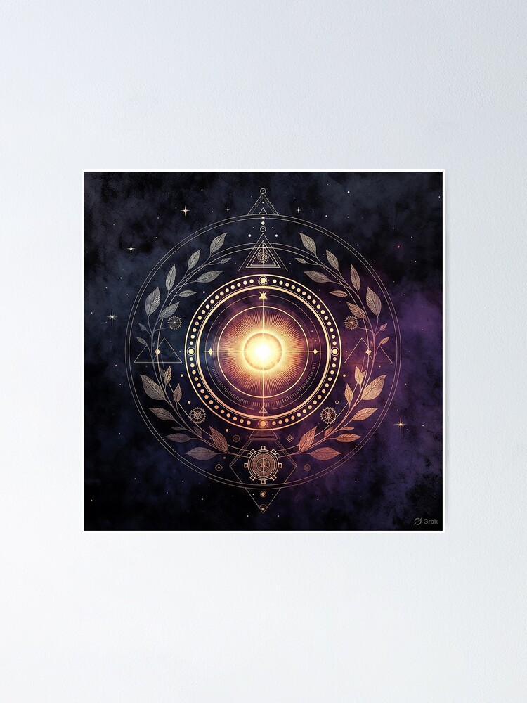 Thumbnail 1 of 3, Poster, Orbit Luminis designed and sold by luminco.