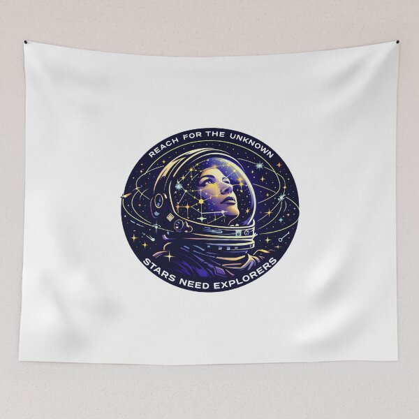Item preview, Women in Space: Christina Koch- reach for the unknown, stars need explorers  designed and sold by Rally Forge.