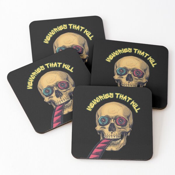 Item preview, Memories That Kill - Retro Cinema Skull designed and sold by Vivid-Insanity.
