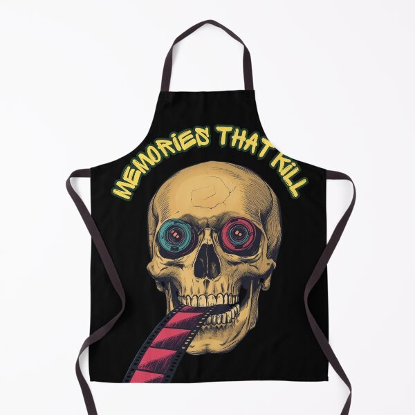 Item preview, Memories That Kill - Retro Cinema Skull designed and sold by Vivid-Insanity.