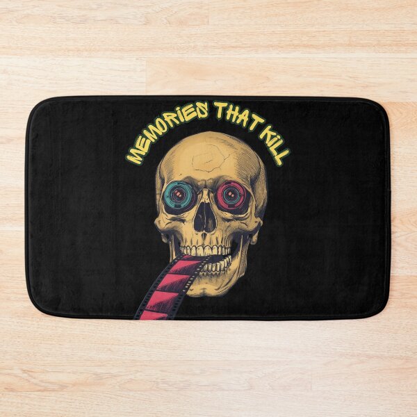 Item preview, Memories That Kill - Retro Cinema Skull designed and sold by Vivid-Insanity.