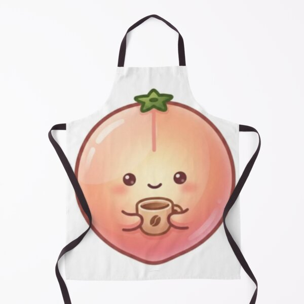 Item preview, Peach Coffee Kawaii Sticker – Cozy Minimal Cute Aesthetic designed and sold by Dakochaaan.