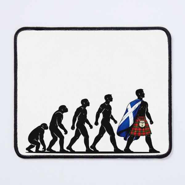 Item preview, Scottish Evolution Silhouette Kilt Heritage Pride Sticker Design designed and sold by ArcanePrintsxo.