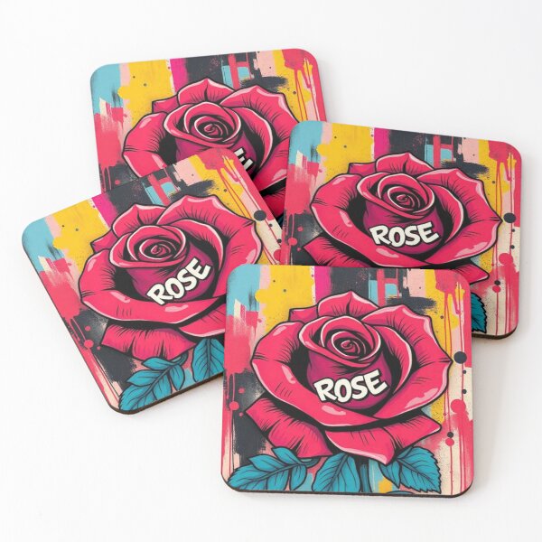 Item preview, Vibrant pink with a multicolored background designed and sold by RAISC.
