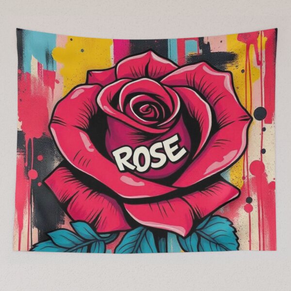 Item preview, Vibrant pink with a multicolored background designed and sold by RAISC.