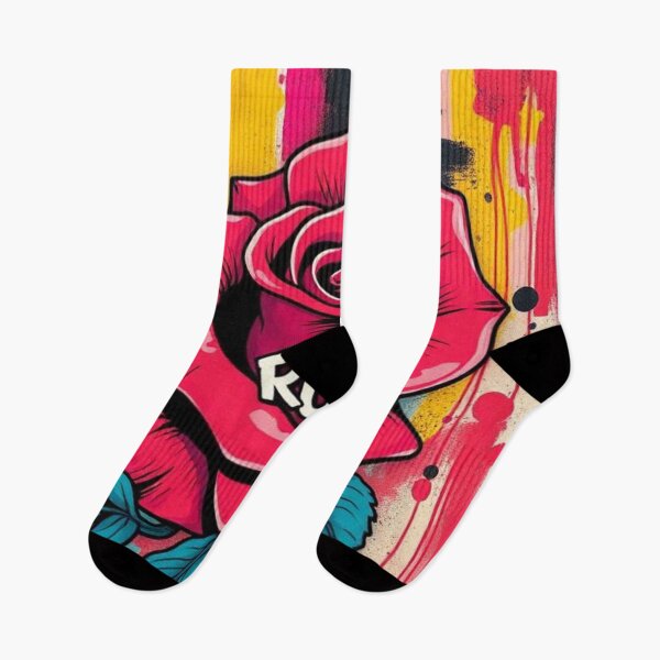 Item preview, Vibrant pink with a multicolored background designed and sold by RAISC.