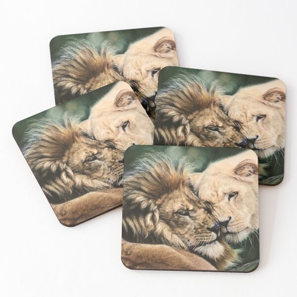 Item preview, Couple of lions in love designed and sold by NathBros.