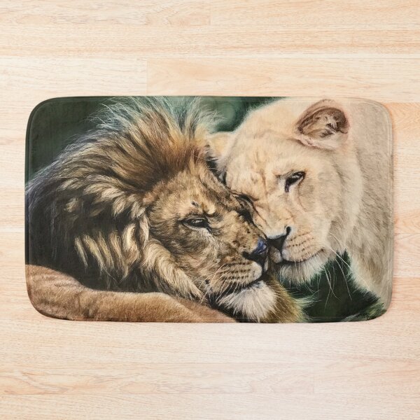 Item preview, Couple of lions in love designed and sold by NathBros.